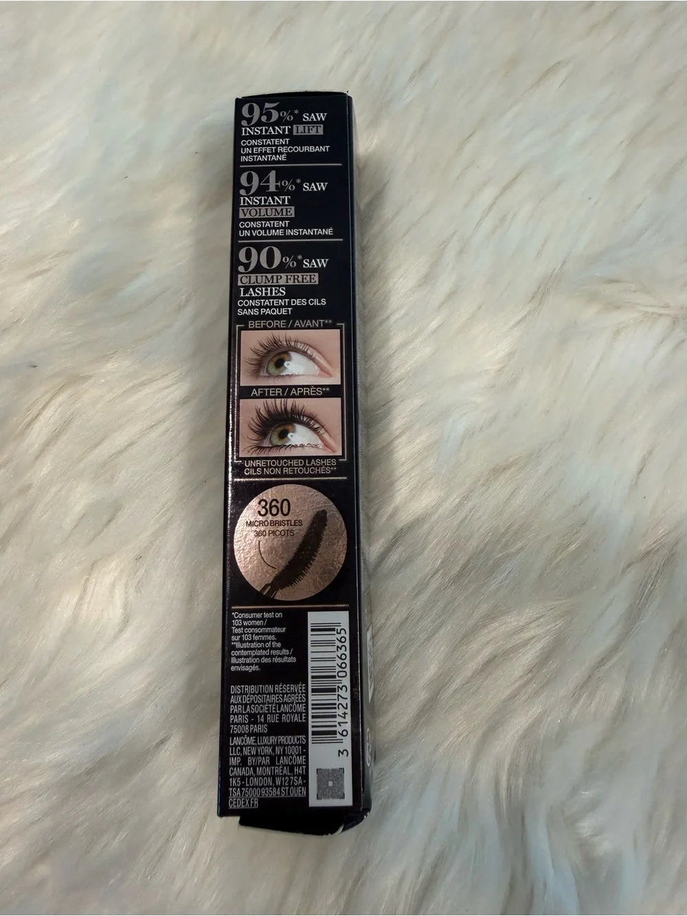 Lancôme Idôle Lash Mascara Packaging Glossy Black 01 New
